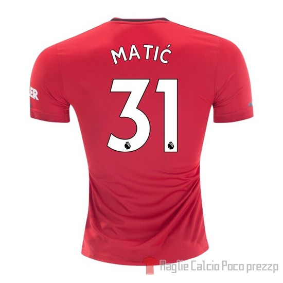 Maglia Manchester United Giocatore Matic Home 2019/2020 - Clicca l'immagine per chiudere